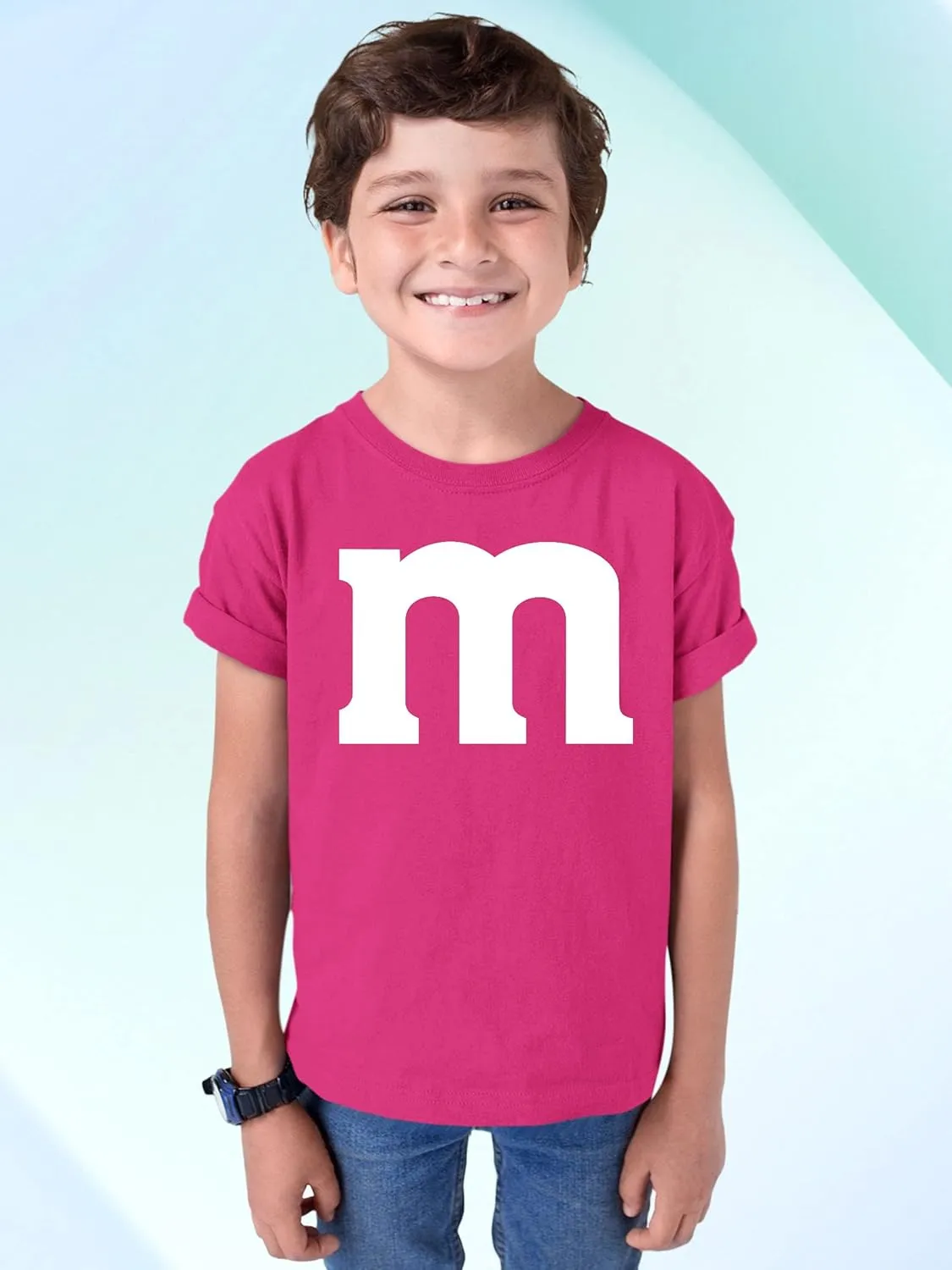 M Halloween Team Costume Funny Party Youth T-Shirt