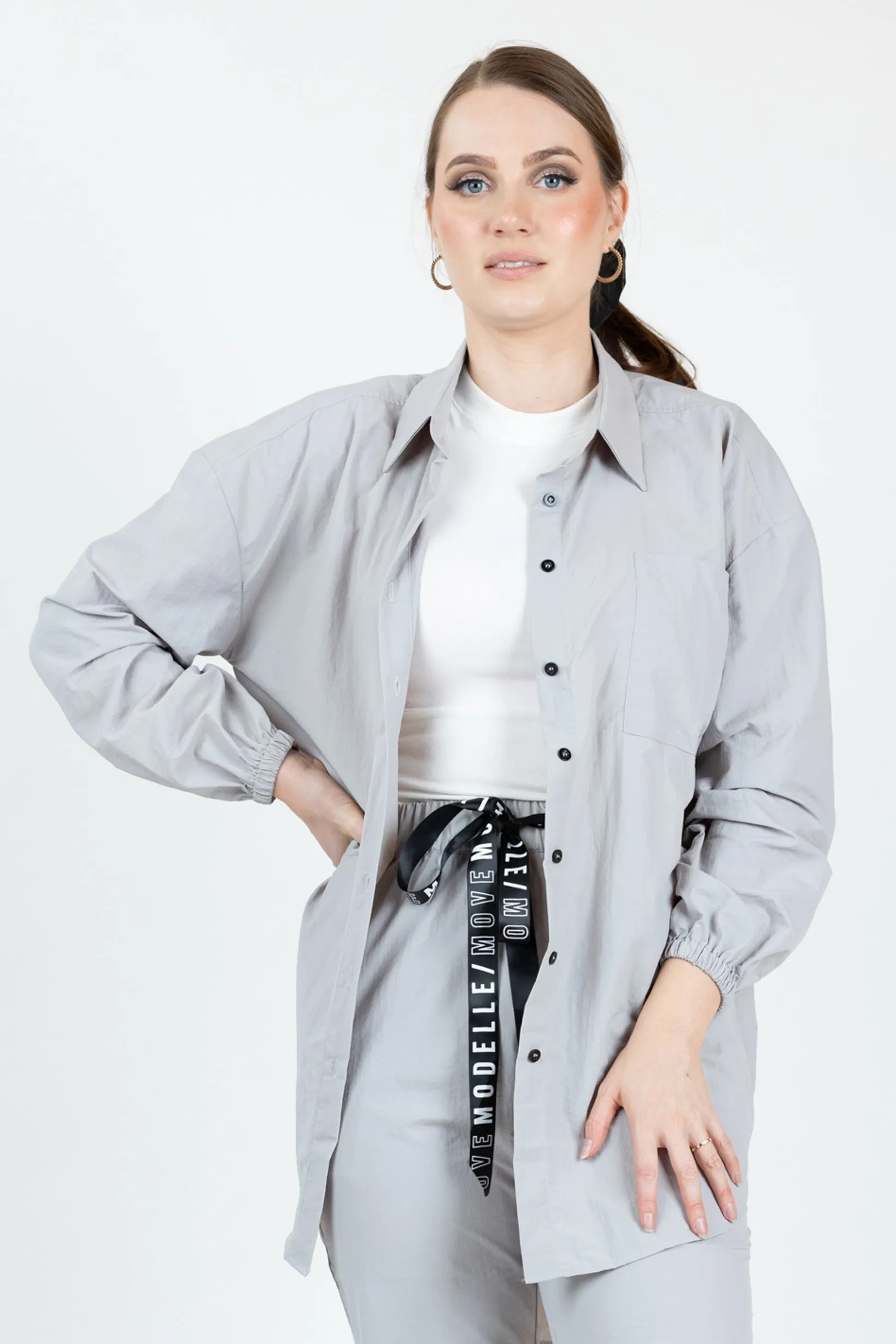 Modelle/Move Parachute Button Shirt