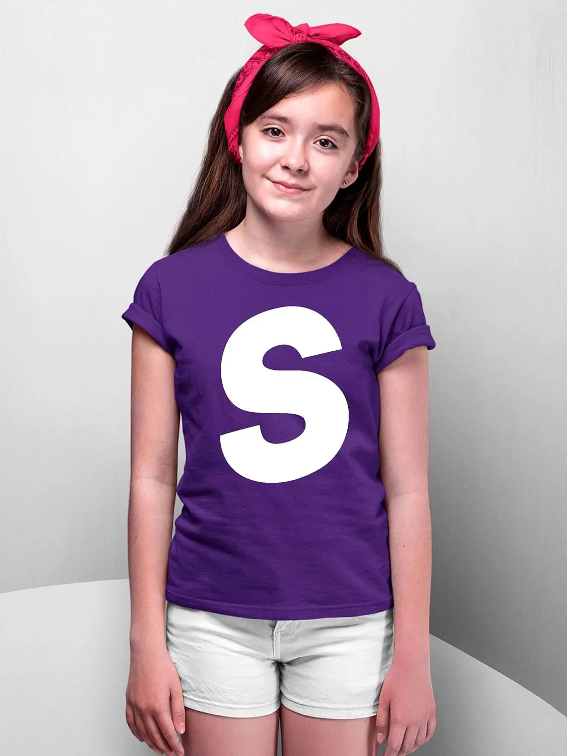 Promotion & Beyond Letter S Halloween Team Group Event Trick Treat Costume Accessory Youth T-Shirt