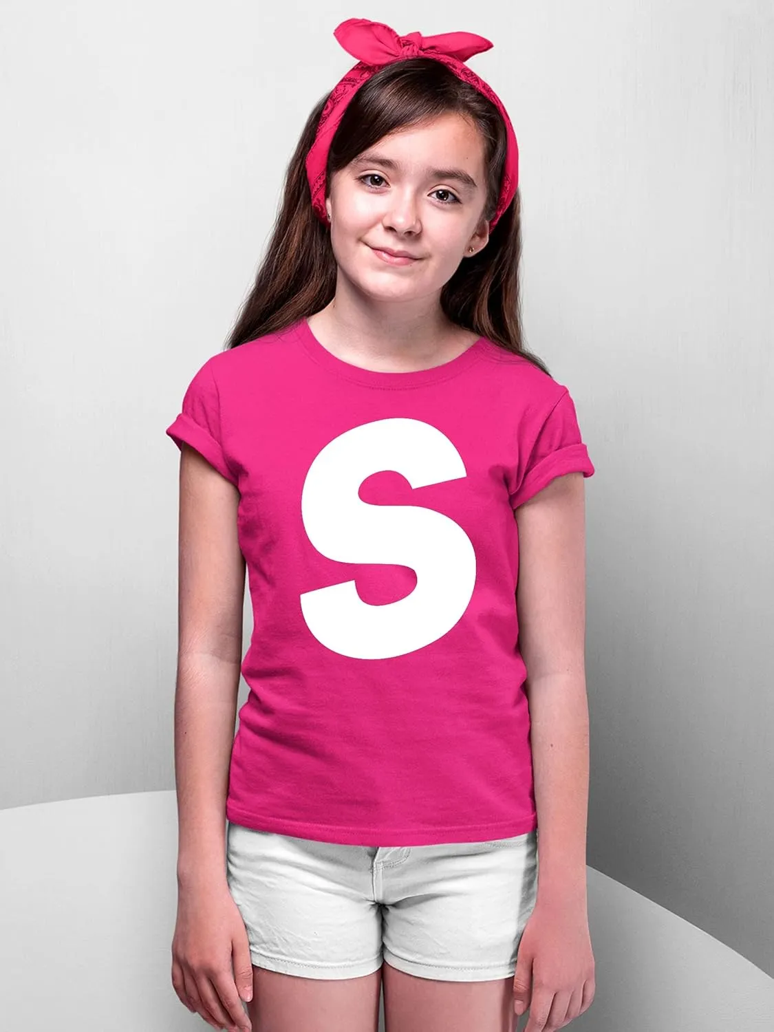 Promotion & Beyond Letter S Halloween Team Group Event Trick Treat Costume Accessory Youth T-Shirt