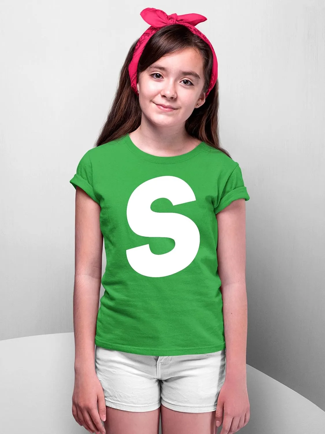Promotion & Beyond Letter S Halloween Team Group Event Trick Treat Costume Accessory Youth T-Shirt
