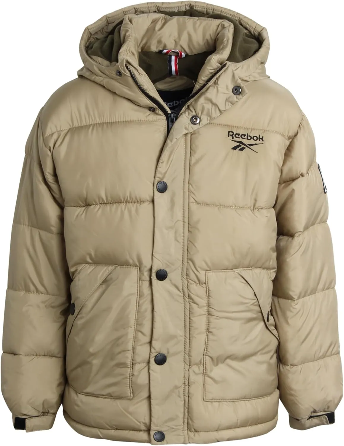 Reebok Boys Winter Coat - Heavyweight Quilted Puffer Snow Parka - Weather Resistant Ski Jacket for Boys (8-20)