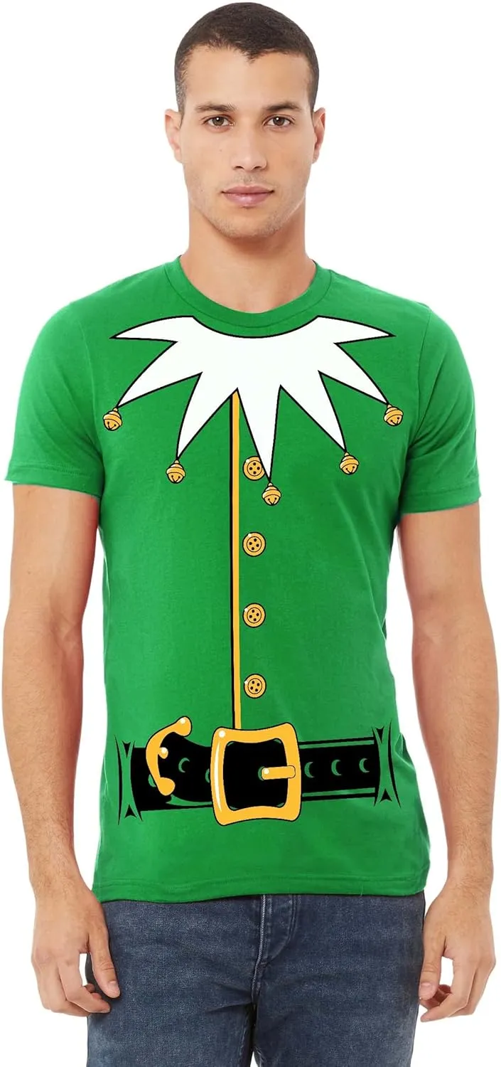 Santa's Helper Elf Christmas Costume Jumbo Print Men's/Women's/Youth T-Shirt/Sweatshirt