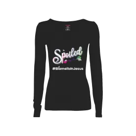 Spoiled #Blame It On Jesus Long-Sleeve T-Shirt