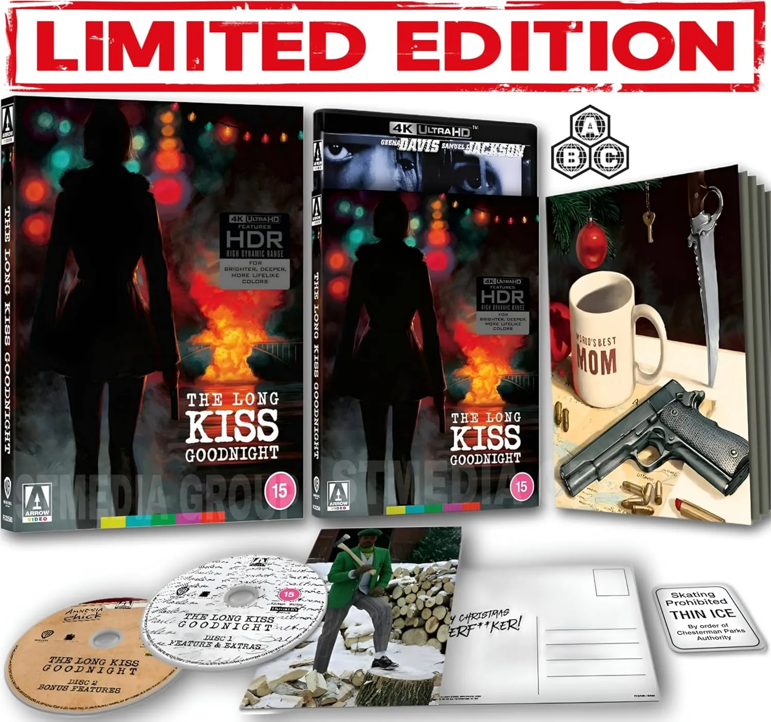 The Long Kiss Goodnight - Limited Edition (Bonus Features / Reversible cover / Booklet) [4K UHD   Blu-ray] [Region Free]